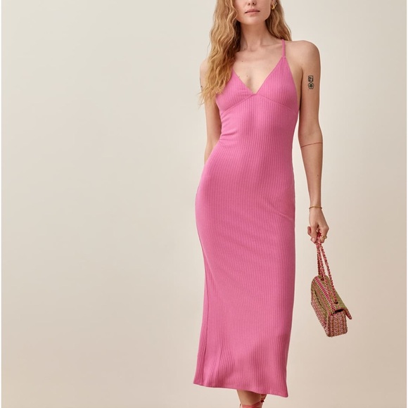 Reformation Brant Dress - Candy - Picture 2 of 4